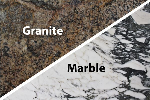 Phân biệt 2 loại đá tự nhiên: Đá Marble và đá Granite 